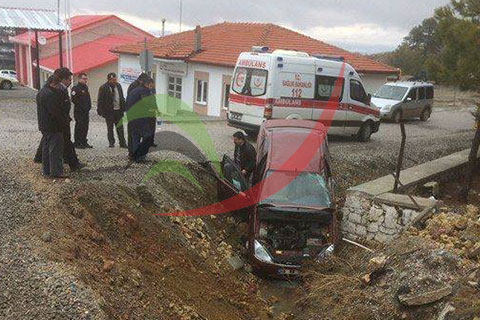 Kale’deki kaza ucuz atlatıldı