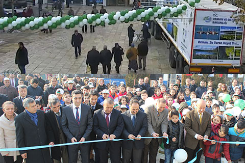 Orman ve Su işleri Bakanlığı Tanıtım TIR’ı Denizli’de
