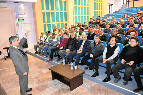 OSB personeline yüksekte çalışma eğitimi