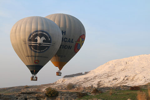 Beyaz Cennet’te balon uçuşları başlıyor