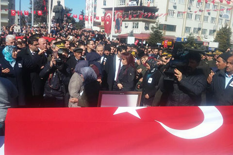 Şehidimizi ebediyete uğurladık