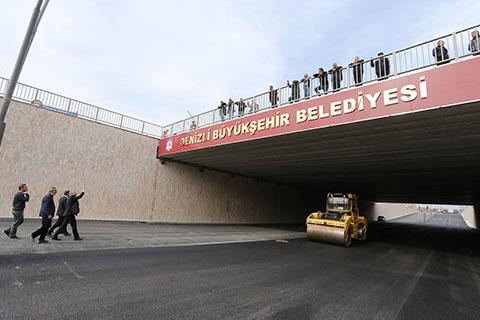 Zeybek Köprülü Kavşağı tamamlandı