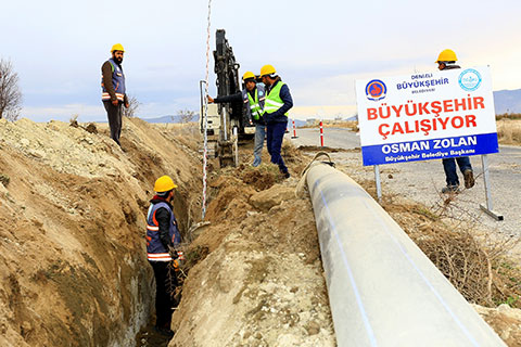 Çal, Çivril ve Baklan’da alt yapı atağı