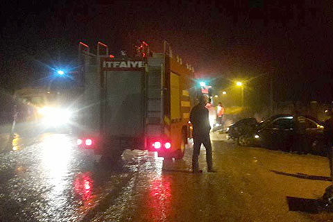Çivril’de kaza ucuz atlatıldı
