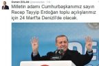 Cumhurbaşkanı Erdoğan 24 Mart’ta toplu açılış için Denizli’ye geliyor