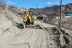 Honaz’da yol çalışması
