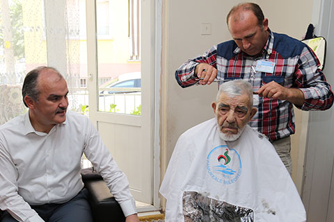 Pamukkale onlara evde hizmet veriyor