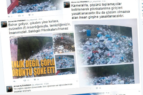 Piknik alanlarındaki kirlilik valiyi kızdırdı
