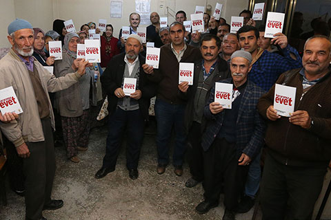 Gürlesin’den evet toplantıları