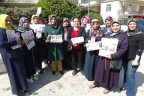 AK Partili kadınlar sahada