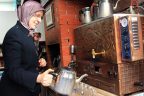 Simit çay eşliğinde referandum sohbeti