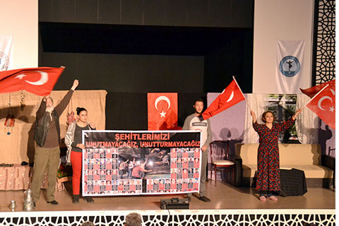 Tavas’ta “Benim Adım Türkiye” sahnelendi