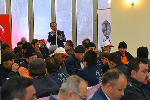 Akyol personeliyle kahvaltıda buluştu