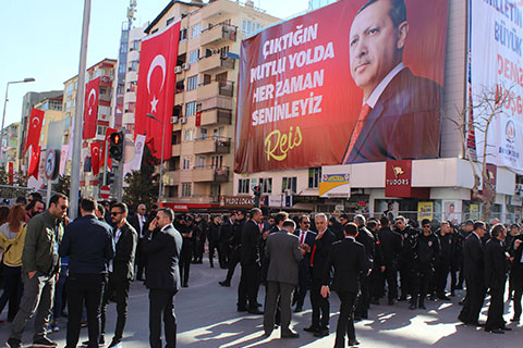 Erdoğan’ın mitingine saatler kala Delikliçınar