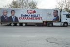 AK Parti’ye referandum TIR’ı
