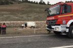 Acıpayam’da ticari araç takla attı: 1 ölü 2 yaralı