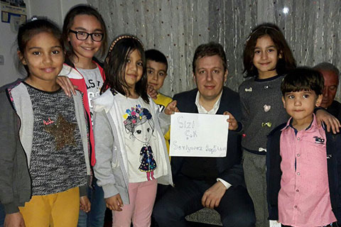Filiz’e çocuklardan sürpriz