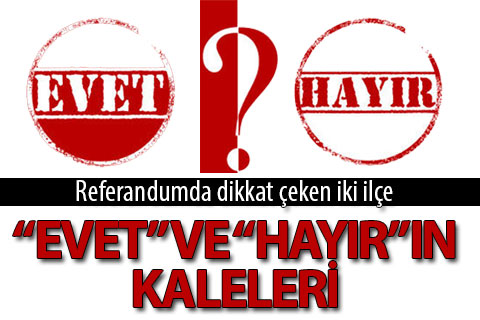 Denizli’de “Evet” ve “Hayır”ın en yüksek olduğu ilçeler