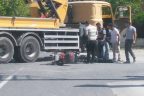 Cinkaya Bulvarı’nda kaza. Vince çarpan motosiklet sürücüsü hayatını kaybetti