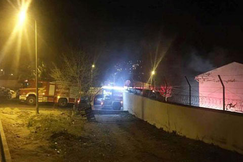 Kale Cezaevi’nde yangın paniği