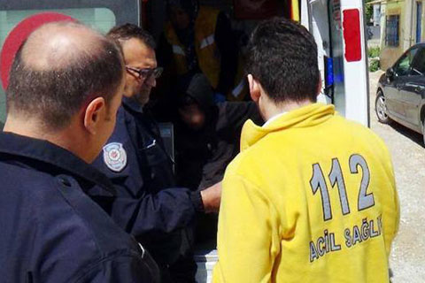 Tedaviye gitmemek için kendini eve kilitledi