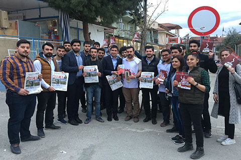‘Hayır’ standında ‘Evet’i anlattı