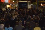 Halk oyunları ekibi davulla zurnayla karşılandı
