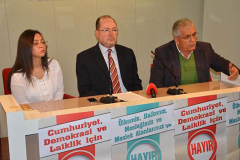 TMMOB’un ‘hayır’ standına kaymakamlık izin vermedi