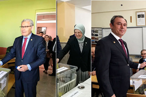 Vekiller sandığa gitti, oylarını kullandı