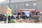Başsavcı Mustafa Alper ve şoförünün hayatını kaybettiği kaza görüntüleri