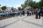 Sağlık için pedal çevirdiler