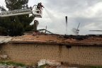 Çivril’de kerpiç ev alevlere teslim oldu