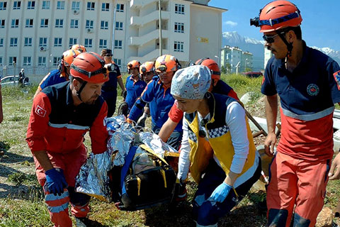 Deprem tatbikatı gerçeği aratmadı