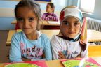 Eğitim ve sosyal yaşama adapte olmaları için mülteci çocuklar Türkçe öğreniyor