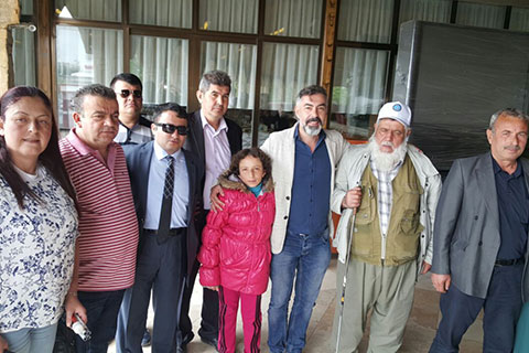 Özpekler, görme engellileri ağırladı