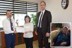 İşçi emeklisi, PAÜ Hastanesi’ne annesinin anısına solunum cihazı bağışladı