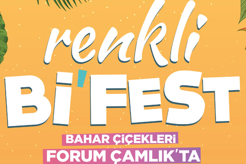 Forum Çamlık’ta Çiçek Festivali
