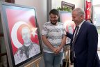 Denizlili gençler kahramanları resmetti