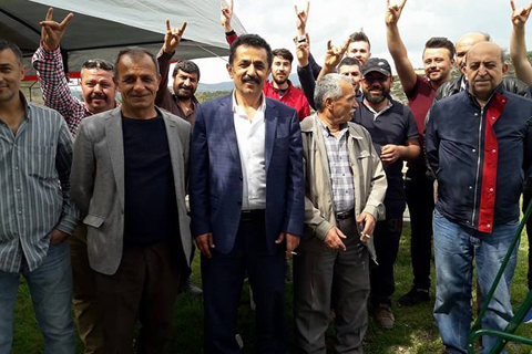 Taş Menderesli Ülkücüler hasret giderdi