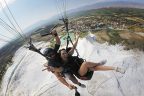 Pamukkale semalarında uçuşlara bayramda da devam ediliyor