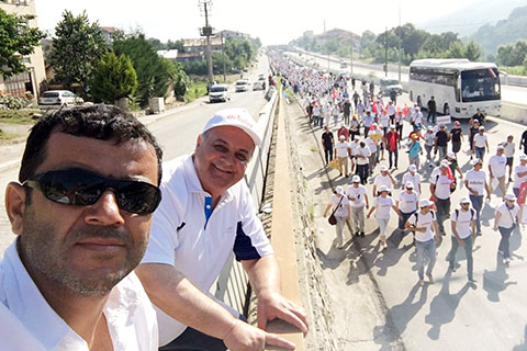 ADALET YÜRÜYÜŞÜNE DENİZLİ ÖRGÜTÜNDEN TAM DESTEK