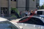 Adliyedeki silahlı saldırıdan saniyeler sonra çekildi