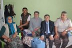 Kaymakamdan gaziye moral ziyareti