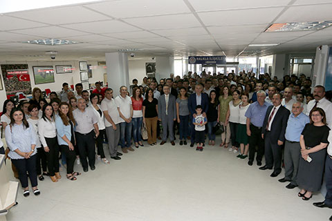 Başkan Zolan personelle bayramlaştı