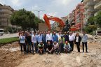 Başkan Zolan Ulus Caddesi’nde başlatılan üst yapı çalışmalarını inceledi