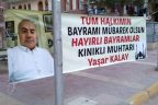 Muhtardan ilginç kutlama
