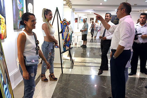 Denizlili ressamların Marmaris çıkarması