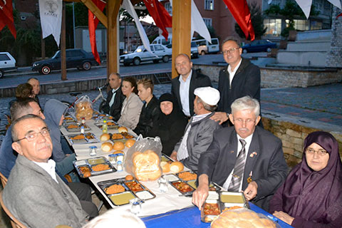 Tavas’ta şehit yakınları ve gaziler için iftar