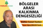 BÖLGELER ARASI KALKINMA DENGESİZLİĞİ