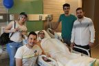 Talihsiz tatilci sağılığına kavuşuyor